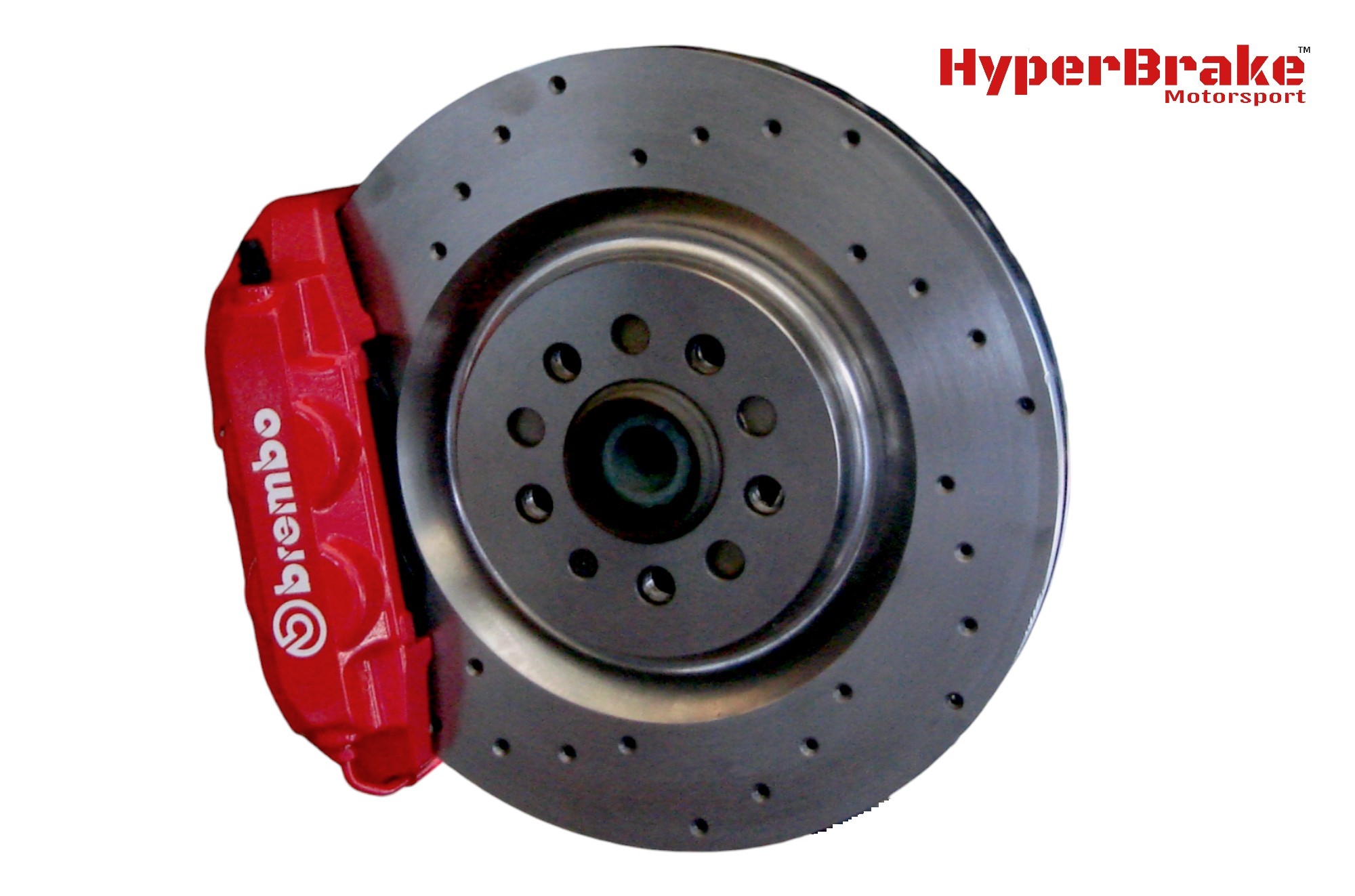 HyperBrake Motorsport Front 4pot Big Brake Kit for Audi QUATTRO TT MK1 (8N) with Brembo calipers and monoblock brake discs 323x28mm